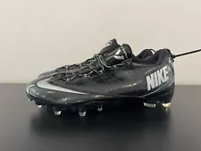 Size 14.5 Nike Zoom ZM Vapor Carbon Fly TD Black Football Cleats 596630-001