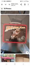 VINTAGE 1984 Indiana Jones & The Temple of Doom Metal Lunchbox With Thermos!!