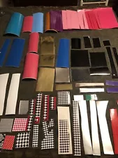 Large Lot #1 Vinyl Adhesive Scraps Big & Small Variety Of Colors Listing #825