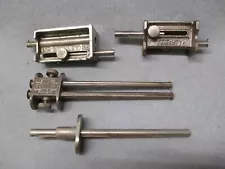 VINTAGE (SET OF 3) STANLEY No.95 & 98 MORTISE BUTT DOUBLE MARKING GAUGES-NICE