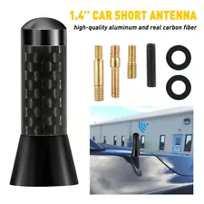 Carbon Car Radio Fiber Antenna Stereo FM AM Short For Stealth Motorcycle Truck