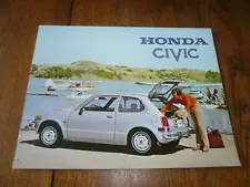 1974 Honda Civic Hatchback Flyer/Sales Brochure- Vintage