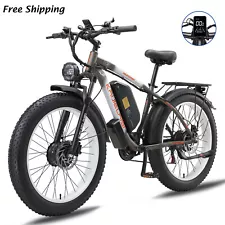 KAIJIELAISI V3 2000W Electric Bike 48V 23Ah 26" Fat Tire 35MPH Mountain Bicycle