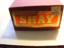 VERY RARE SHAY 2-TRUCK 3 CYLINDER SHAY LOCOMOTIVE BOX-INSTURCTIONS ONLY FILE8924