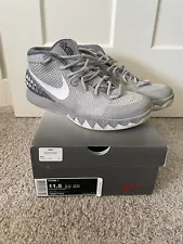 Size 11.5 - Nike Kyrie 1 Wolf Grey Used Basketball Shoes With Original Box Navy