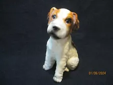 7" VTG. TERRIER PUPPY FIGURINE NO ORIGIN STICKER..JAPAN? ON SALE