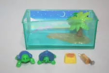 Littlest Pet Shop Vintage Toddling Turtles and Paradise Island Lot Set Kenner