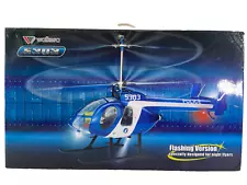 Walkera 5303 Police RC Helicopter 2.4GHz RTF Blue Flashing Lights