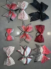 lot of 9 cheer bows