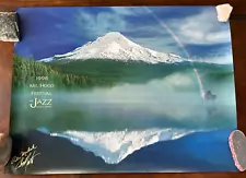 Original Mt. Hood Jazz Festival Poster 1998 Autographed NM+ Unused Oregon