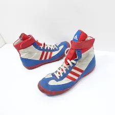 Adidas Combat Speed 4 Wrestling Lifting Shoes Red White Blue Womens Size 6