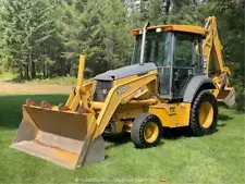 2006 John Deere 310G Backhoe Wheel Loader Tractor Cab Diesel 86" Bucket bidadoo