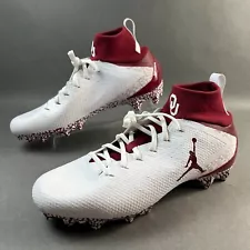 Jordan Nike Vapor Untouchable Pro 3 Oklahoma Sooner Football Cleats Size 11 WIDE