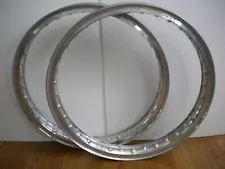 Borrani Record Aluminum Motorcycle Rims(2)-NOS