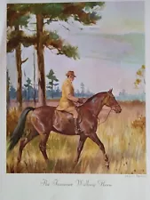 1964 Wesley Dennis The Tennessee Walking Horse Print Suitable for Frame in Field