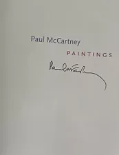 Paul McCartney Signed Book The Beatles Autographed Book Paintings W Proof