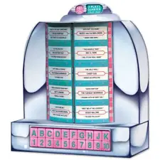 Tabletop Cardboard Jukebox 13 Inch 1950s Sock Hop Diner Party Tableware