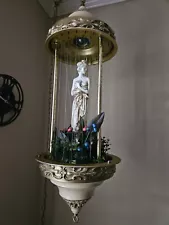 Vintage Johnson Industries 1970's Greek Goddess Mineral Oil Rain Lamp