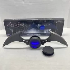 Batman Arkham Knight 16” Batarang Prop Replica Weapon w/Box Blue LED Light NECA