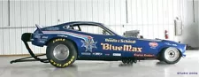 BLUE MAX MUSTANG II FUNNY CAR WITH SLIXX DECALS PACKAGE