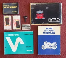 Honda RC 30 Original Owners Manual, Poster, Serial Tag, More