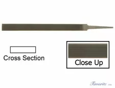 GLARDON VALLORBE SWISS HAND CHECKERING FILE - 8" Cuts # 0-1-2 LP1166 GUNSMITH