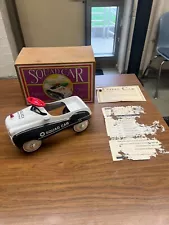 VINTAGE 1/3 SCALE XONEX POLICE SQUAD CAR DIECAST PEDAL CAR NEW IN THE BOX RARE