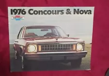 1976 NOVA CONCOURS Color Sales Brochure Original