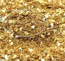 Crushed Glass Glitter for Arts and Crafts | Broken Glass Gold Fusion German Glit