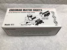 NIB Crosman #411 Pellet Gun Competition Match Target Sight Set 66 2100 2200 180