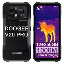 DOOGEE V20 PRO 5G Thermal Imaging Rugged Phones 12GB+256GB Cell Phone Unlocked