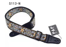 Adjustable Guitar Strap for Electric Acoustic Classical Guitar Bass Leather-N