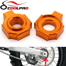 CNC Axle Blocks Chain Adjuster For EXC-F 250 350 450 500/EXC SIX-DAYS 125 300 US