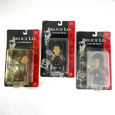 1998 Bruce Lee Little Big Heads Sideshow Toys Set Of 3