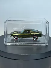 1967 Hot Wheel Redline Custom Mustang Restored Olive HK