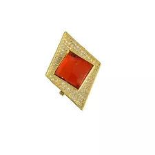 Ace Of Diamonds Mini Trinket Box Red Jewel Art Form Fine Work Of Art