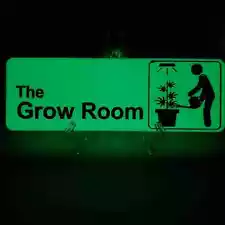 The Grow Room Sign, STAND INCLUDED!!!