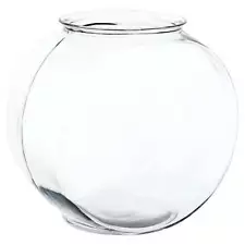 Drum Glass Fish Tank, 2 Gallon