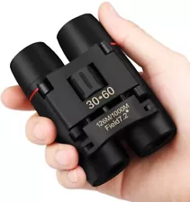 Binoculars 30x60 Zoom Outdoor Travel Compact Folding Telescope Hunting Day