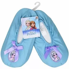 Disney Frozen Elsa New Girls Slippers Socks 2T-3T Toddler Gripper Sole Shoe