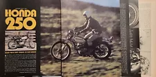 1972 Honda XL250 Motosport Original Motorcycle 10pg Test Article