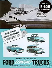 1953 FORD TRUCK SALES BROCHURE-F-100 SERIES