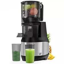 Cold Press Juicer, 6.2" Extra-Large Feeding Chute Juicer, 350W Slow Masticati...