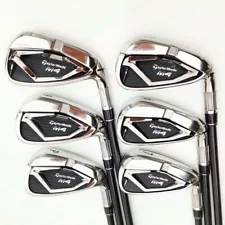 TaylorMade M4 Iron Set 5-9+Pw 6pc FUBUKI TM6 Graphite Flex S Right Hand Used