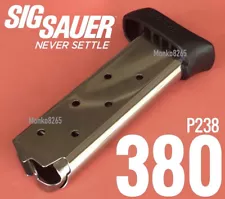 SigArms MAGAZINE MAG-238-380-7x 380acp 7 Round Stainless for SIG SAUER P238