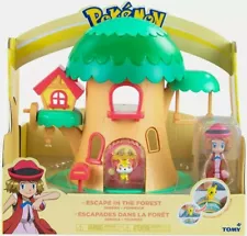 Pokemon Petite Pals Party Garden Treehouse Escape in Forest Playset Serena 19pcs