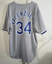 Los Angeles Dodgers #34 Fernando Valenzuela Giveaway Jersey Men's Sz: XL - Used