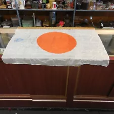 RARE WW 2 JAPANESE FLAG- 11th U.S. AIRBORNE SYMBOL U. S. SIGNATURES