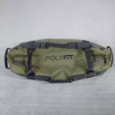 Poly Fit Strongman Sandbag Heavy Duty Workout 30-75 LBS 8 Handles 2 Inner Bags