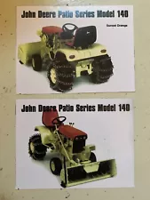 John Deere 140 Patio Tractor with Snow Thrower - Magnets